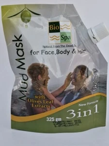 Mud Mask Natural From Dead Sea For Face, Body & Hair With Olives Leaf Extracts - Picture 1 of 3