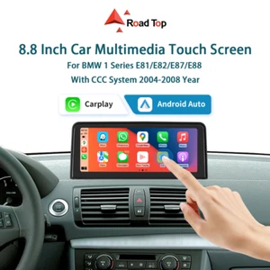 Wireless CarPlay Retrofit Kit Touch Screen For BMW 1 Series E81 E82 E87 E88 CCC - Picture 1 of 12