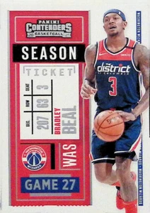 2020-21 Panini Contenders Game Ticket Washington Wizards Bradley Beal - Bild 1 von 1