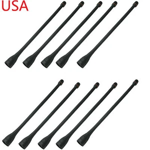 10x UHF Antenna for Icom Portable Radios FA-SC57U 6.2 Inch - Picture 1 of 2