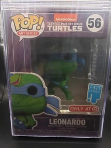 Funko POP! Estuche rígido Leonardo Teenage Mutant Ninja Turtles #56 serie de arte objetivo - Imagen 1 de 3