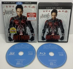 Ant-Man (2D Bluray, 3D Bluray, OOP Slipcover, Antman, 2015, Ant Man) Canadian - Picture 1 of 7