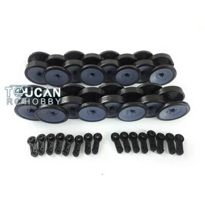 Henglong 1/16 German Tiger I 3818 Panther RC Tank Plastic Road Wheels DIY - Picture 1 of 5