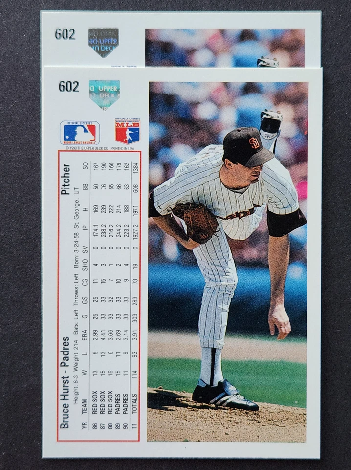 1991 Upper Deck "Holograma de béisbol 1990" variación de error 2 * Tú eliges * Foto 1 de 1