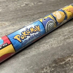 Pokemon Gift Wrap, All Occasion Wrapping Paper Vintage New And Sealed - Picture 1 of 4