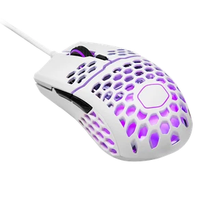Cooler Master MM711 Matte White Mouse Gaming-Grade Sensor RGB Scroll Wheel - Picture 1 of 6