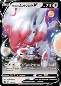 Pokemon Hisuian Zoroark V 146/196 Lost Origin Ultra Rare Holo NM - Picture 1 of 1
