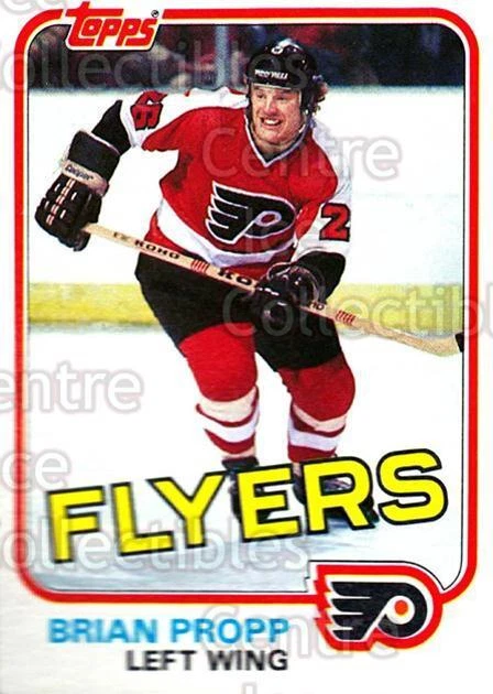 1981-82 Topps #E110 Brian Propp - Image 1 of 1