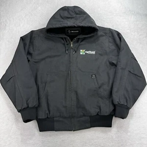 Dri-Duck Cheyenne Work Jacket Men S Charcoal Hooded Boulder Cloth Chore Workwear - Picture 1 of 10
