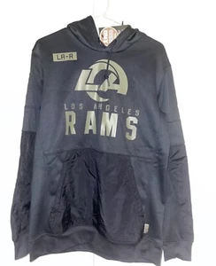 New Nike LA Rams Dri-Fit OnField Salute To Service Hoodie Men's Large NKDY-00A - Picture 1 of 4