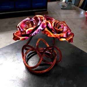 Copper Rose Tie the Knot #1648W Anniversary Engagement Valentines Mothers Day - Picture 1 of 10