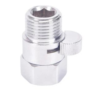 Full Brass G1/2" Flow Quick Control Shut-OFF Valve Shower Head Hand Water Sav Dt - Picture 1 of 5