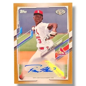 2021 Topps Pro Debut Gold Auto /50 Tink Hence #PD-31 Auto - Picture 1 of 1