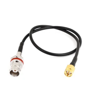 SMA Male Plug to BNC Female Jack Network Antenna Pigtail Cable 13.3" RG174 34cm - Picture 1 of 3