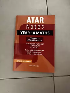 ATAR Notes Year 10 Maths Complete Course Notes - Picture 1 of 3