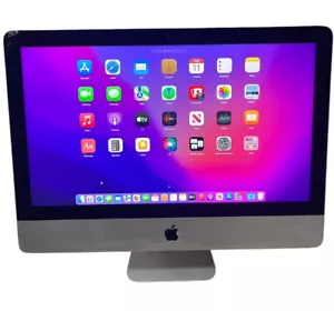 Apple iMac 21.5" A1418 2017 i5 3.40GHz 8GB 1TB Monterrey| Radeon 560 4K *CRACKED - Picture 1 of 18