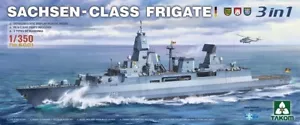 Takom TAK6001 - 1:350 Sachsen-Class Frigate 3 en 1 - Nuevo - Imagen 1 de 1