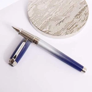 ST Dupont Line D Large Starburst blau Tintenroller - Bild 1 von 9