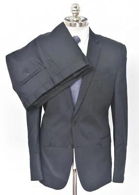 NWT VERSACE COLLECTION Navy Blue Wool Slim Fit Suit 42 R (EU 52) Drop 6 Fits 40 - Image 1 of 4