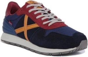MUNICH Massana 490 Hombre Retro Zapatillas Running Azul Marino Multi Talla 6.5- - Imagen 1 de 12