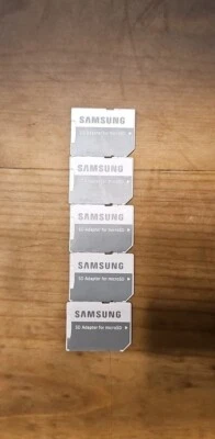 5Lot Samsung Micro SD TransFlash TF To SD SDHC Card Adapter Fits Sandisk Microsd - Image 1 of 3