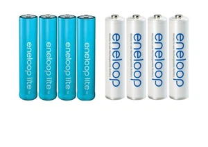 Akumulatory Panasonic eneloop AAA 800 mAh - lite 600 mAh - AA 2000 mAh Micro Mignon - Zdjęcie 1 z 19