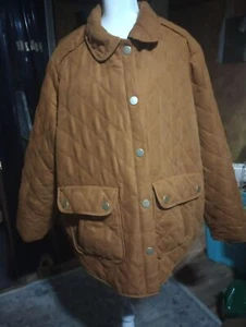 Giacca trapuntata donna St John's Bay colore pecan nuova con etichetta 2XL - Foto 1 di 7