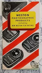 Vintage 1950s Weston Photographic Products Promotion Catalog Booklet - Bild 1 von 3