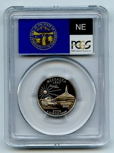 2006 S 25C Clad Nebraska Quarter PCGS PR69DCAM - Picture 1 of 2