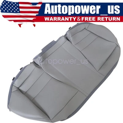 Cubierta de asiento de cuero inferior de banco trasero apta para Honda Accord 2008-2012 color gris Foto 1 de 4