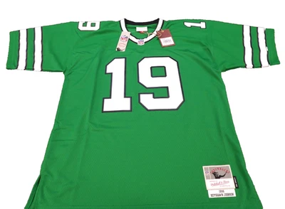CAMISETA MITCHELL & NESS NFL NEW YORK JETS KEYSHAWN JOHNSON VERDE '96 LEGADO 48 XL Foto 1 de 4