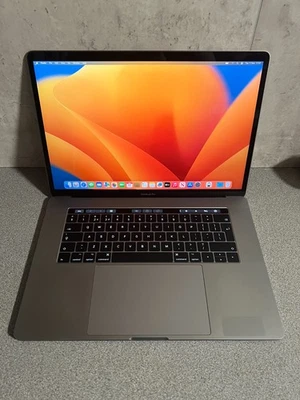 Apple MacBook Pro 15" i7 Quad Core 2.8GHz 500GB SSD 16GB RAM Radeon Pro 560 4GB - Image 1 of 4