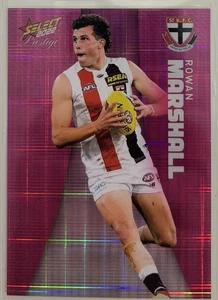 2022 Select AFL Prestige Pink Parallel Rowan Marshall St Kilda Saints 131/325 - Picture 1 of 2