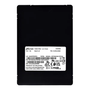 Drive 1.92TB SSD U.3 NVMe Gen4 Micron MTFDKCB1T9TDZ-1AZ1ZABYY DWPD 1 - Bild 1 von 1
