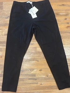 Foxwood Women's Black 'Jenna', Tapered Stretch Pants Size 14 NEW - Picture 1 of 3