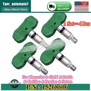Set Of 4 #20925924 Tire Pressure Monitor Sensors For GM 15268606 974-301 - Picture 1 of 12
