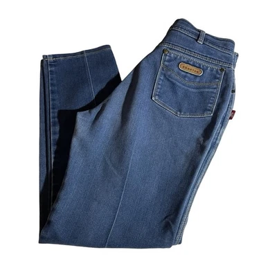 Jeans Braxton de Colección Años 80 Niños Talla 14 29x27 Tiro Alto Diseñador Denim Lavado Medio Foto 1 de 4