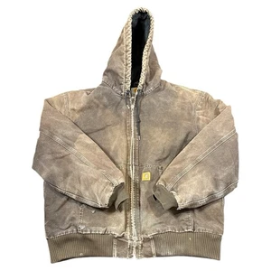 Chaqueta con Capucha Carhartt Marrón Envejecido J130 DKB Talla XL RN# 14806 - Imagen 1 de 13