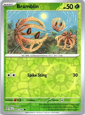 Bramblin 020/162 SV05: Temporal Forces Reverse Holo NM - Image 1 of 2