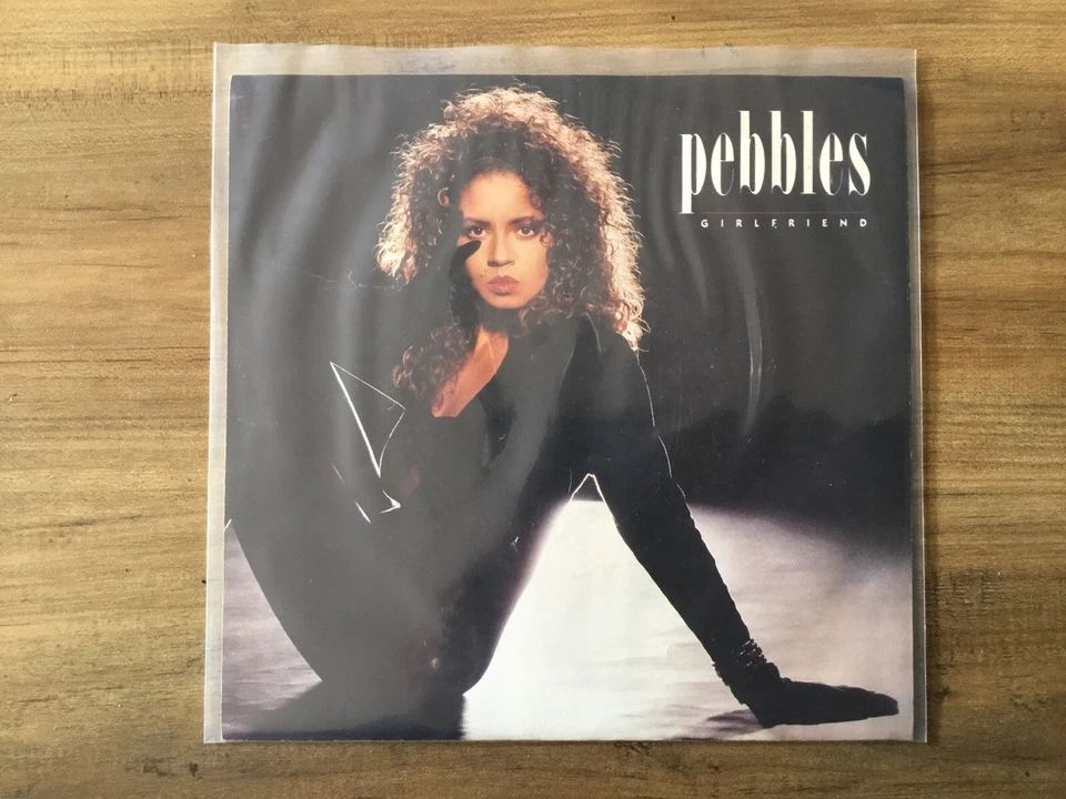 PEBBLES ‘Girlfriend’ 7” Pic Sleeve Vinyl Record 1987 Babyface L.A. Reid LAFACE - Image 1 of 1