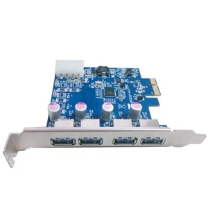 Desktop pcie usb3.0pcie to 4-port usb3.0 PCI-E to usb3.0 expansion card nec chip - Afbeelding 1 van 2