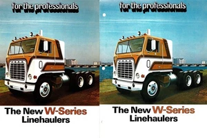 1973 Ford W-Serie Linehaulers Trucks Händler Verkaufsprospekt + Datenblatt - Bild 1 von 1