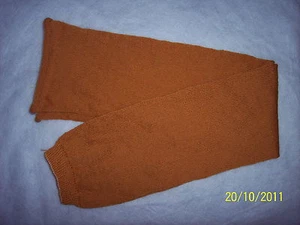 Calze Scaldamuscoli Tinta Unita SENAPE 100% Lana Merinos - Picture 1 of 1