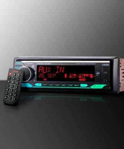 DS18 SDX-P200 Single Din Radio Headunit 240W RMS Bluetooth DSP USB/AUX/AM/FM EQ - Picture 1 of 10