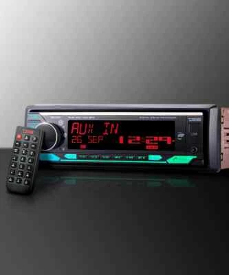 DS18 SDX-P200 Single Din Radio Headunit  240W RMS Bluetooth DSP USB/AUX/AM/FM EQ - Image 1 of 4