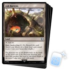 ASH BARRENS X4 The Lord Of The Rings: Tales Of Middle-earth Commander Magic MTG