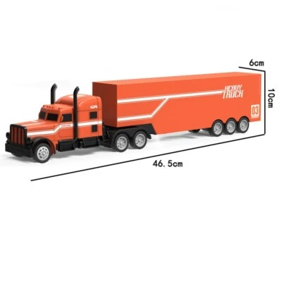RC Semi Truck And Trailer 18 Inch 2.4Ghz Fast Speed 1:16 Scale Electric - Image 1 of 2