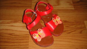 GYMBOREE TODDLER SZ 8 PINK BUTTERFLY SANDALS SHOES