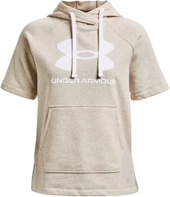 Sudadera con Capucha Under Armour, Para Mujer Mediana, UA Rival Polar Manga Corta, Nueva con Etiquetas Foto 1 de 2