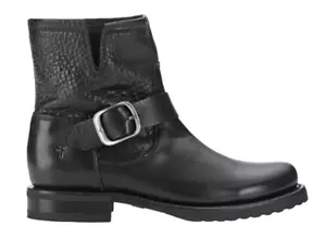 BRATENSCHWARZ LEDER VERONICA SCHNALLENSTIEFEL NEU IM KARTON - Bild 1 von 15